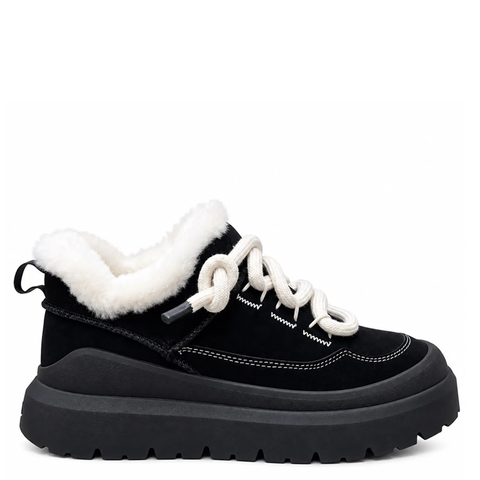 Ugg Mens Heritage Utility Sneaker Black
