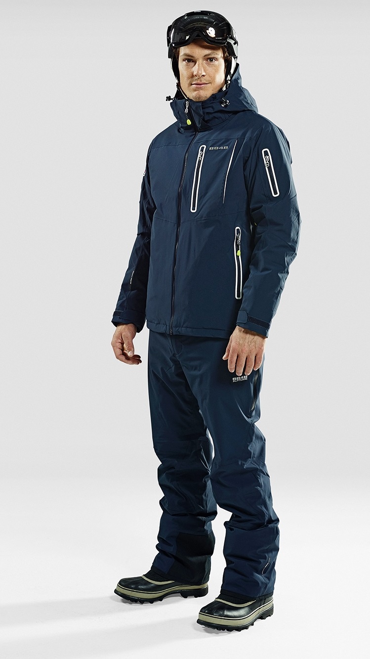 Мужская горнолыжная куртка 8848 Altitude Hinault (navy) - 3
