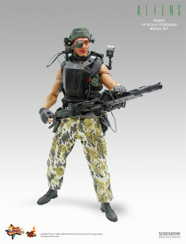 Фигурка Марк Дрэйк из фильма Чужие Hot Toys 1/6
