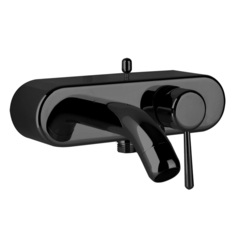 Gessi Goccia 33613#299 Смеситель для ванны без душевого комплекта, с автоматическим переключателем ванна/душ, цвет: черный фото