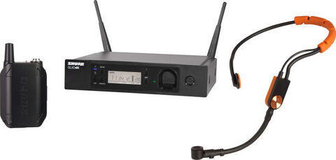 SHURE GLXD14RE/SM31 рэковая цифровая радиосистема GLXD Advanced с головным микрофоном SM31FH, 2.4 GHz