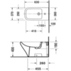 Duravit DuraStyle 2283100000 Биде напольное
