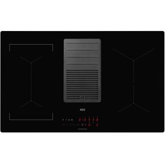 Индукционная варочная панель со встроенной вытяжкой AEG IDE84244IB