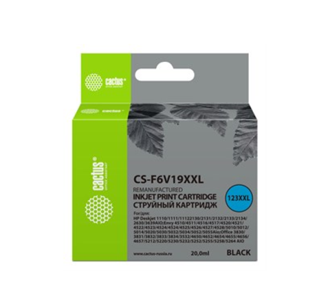Картридж Cactus CS-F6V19XXL