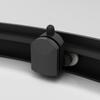 Am.Pm W90G-401A090BT Душевое ограждение Gem Deep 1/4 Rond 90x90 стекло прозрачное, профиль черный матовый,