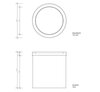 Decor Walther Universal 0608060 Урна, цвет: чёрный
