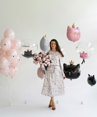 Сет гелиевых шаров 