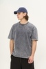 Футболка Kultura oversize Premium garment dyed серо-синий