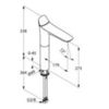 Kludi Ambienta 532980575 Смеситель для раковины-чаши, цвет: хром