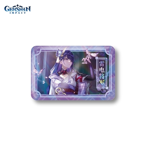 Значок 2022 Offline Genshin Event Products Raiden Shogun Can Badge 6974696616286