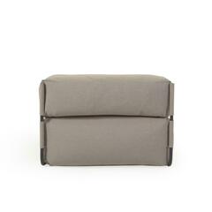 Square пуф квадратный со спинкой 101 x 101 см, бежевый, для садового модульного дивана