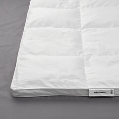 Евро одеяло IKEA FJALLHAVRE (ФЬЕЛЛЬХАВРЕ), Стеганое, Зимнее, Белый, 220x240 см