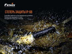 Фонарь Fenix E01 V2.0, черный