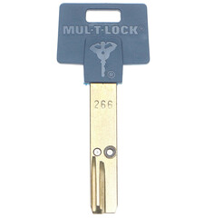 Заготовка вертикального ключа 10448 Mul-T-Lock: Профиль 266s Original "INTERACTIVE"