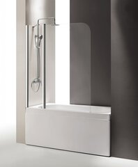 Cezares ECO-O-V-11-120/140-P-CR-R Шторка на ванну, цвет: хром фото