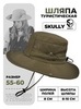 Картинка шляпа Skully Wear YFM-215 army green - 1