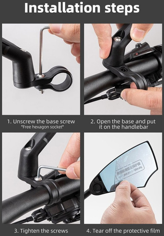 Картинка зеркало Rockbros 26210005 левое - 7