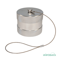 Заглушка пылезащитная для ниппеля (папа) NPT 1-1/4" БРС серии INR108STC с резьбовой фиксацией INR108STCM114-00-DPFM