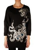 Туника с принтом ROBERTO CAVALLI