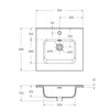 BelBagno Kraft KRAFT-500-2C-SO-RNN Тумба под раковину подвесная, 50x46, цвет: коричневый