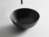 Ceramica Nova Element CN6004 Умывальник чаша накладная круглая, 35.8x35.8, цвет: чёрный
