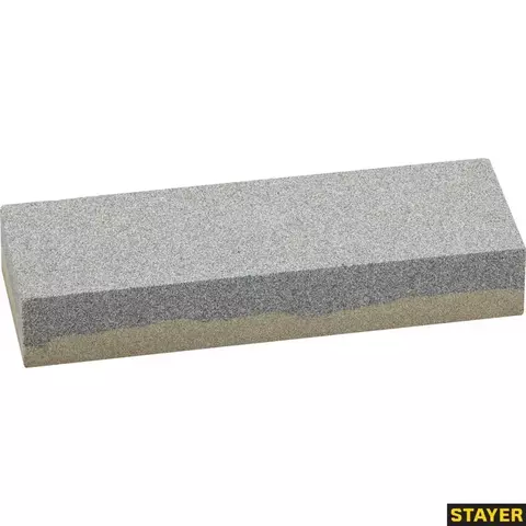 STAYER 150 x 50 x 25мм, P180/P320, двухсторонний абразивный брусок (3572-15)