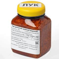 Лук сушёный обжаренный Каша из топора этикетка