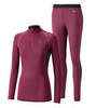 Mizuno Wool комплект термобелья женский pink - 1