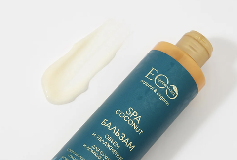 EO laboratorie COCONUT SPA Бальзам для волос Объем и увлажнение 350мл — фото 3