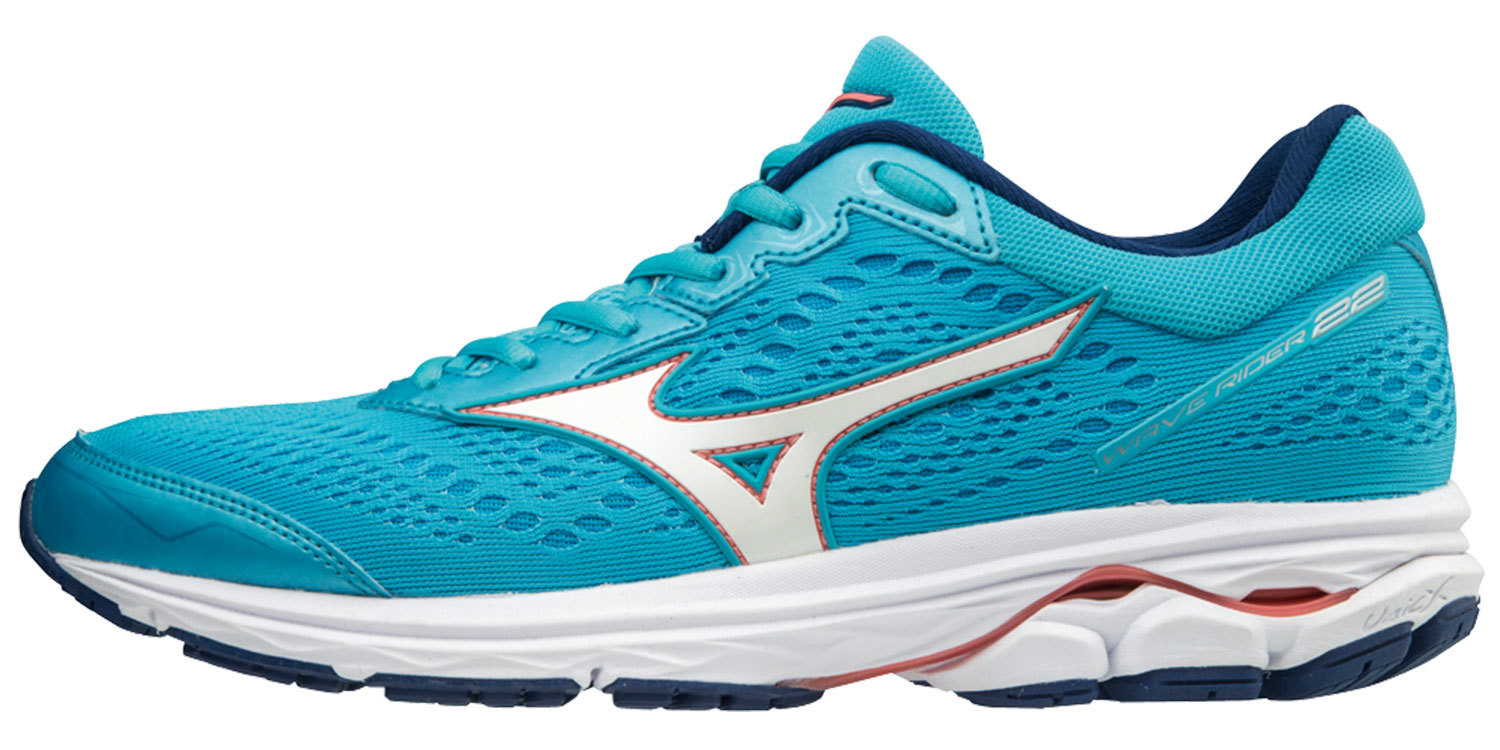 Mizuno Wave Rider 22 женские беговые кроссовки голубые - 5