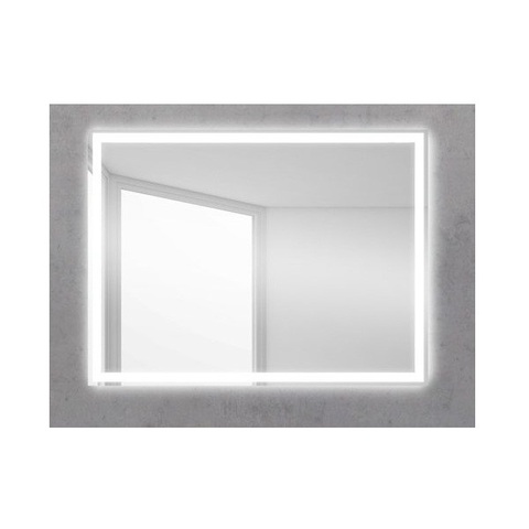 BelBagno SPC-GRT-900-600-LED-TCH Зеркало с встроенным светильником и кнопочным выключателем, цвет: белый