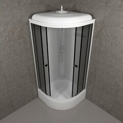 Душевая Кабина Triton Грэй 90*90 В тонированное стекло