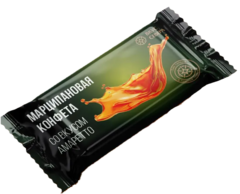 Конфета Марципановая со вкусом Амаретто глазированная 13-14 г