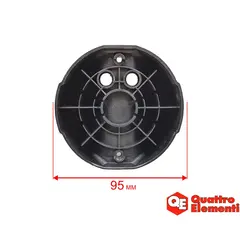Ручка-рукоятка QUATTRO ELEMENTI D750F Inox верхняя (770-728-004)