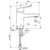 Ideal Standard Ceraplan BD209AA Смеситель H75 для раковины
