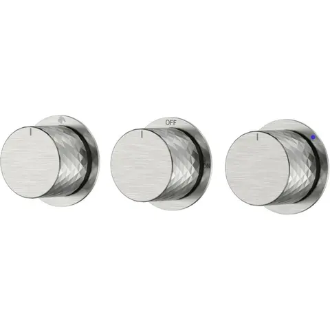 Boheme 124-3-NB.1 Смеситель встроенный STICK DIAMOND NICKEL BRUSH 3-х проходной