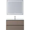 BelBagno KRAFT-800-2C-SO-СO База под раковину подвесная с фрезерованными ручками по всей длине фасада с двумя выкатн. ящ., Бежевый Мат., 800x455x500