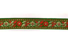 Тесьма жаккард с метанитом 1857, рис.8972, ш. 2,2 см.