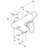 Kludi Ambienta 534450575 Смеситель для ванны, цвет: хром