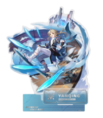 Акриловая фигурка Honkai: Star Rail Character Standee The Hunt Yanqing