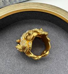 83504- Кольцо GORGONA в стиле Schiaparelli