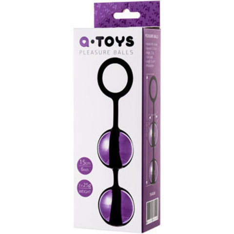 Набор Toyfa A-toys Pleasure Balls 15 см, со съемными шариками 25 гр., 2 шт.