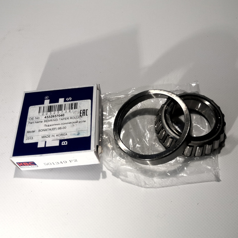 ПОДШИПНИК ДИФФЕРЕНЦИАЛА ELANTRA HD, SOLARIS RB, CEED ED, RIO QB АКПП 4-Х СТУП KBC 41*72*20,5 4332937040/F848061TR1DZ