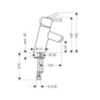 Hansgrohe Talis S 32031000 Смеситель для раковины однорычажный