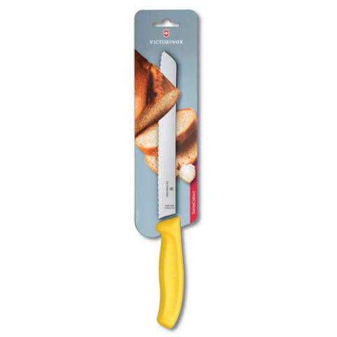 Нож Victorinox для хлеба, жёлтый (6.8636.21L8B)