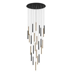Подвесной светильник Varas 25L черный/золотой