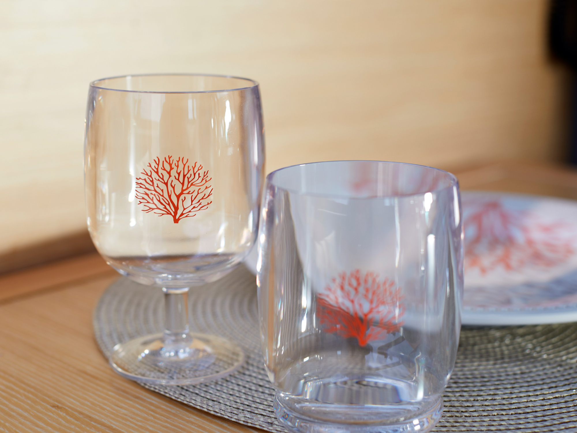 Water glass mare coral – ecozen, set 6 u. Marine Business