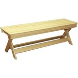 Лавка из ангарской сосны, 120*44,5*40 см - 1