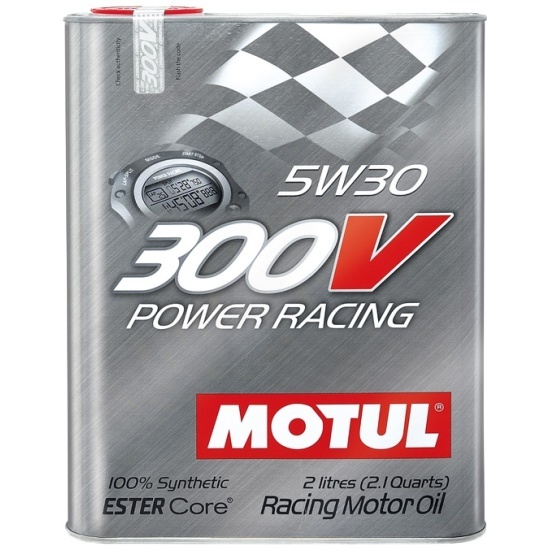 Масло моторное Motul 300V Power Racing 5W30 синтетическое 2л