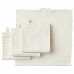 Набор полотенец IKEA VAGSJON (ВОГШЁН), Белый, 30х30 см, 4 шт